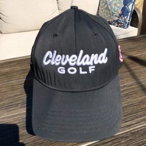 Cleveland Golf Black Logo Adjustable Golf Cap